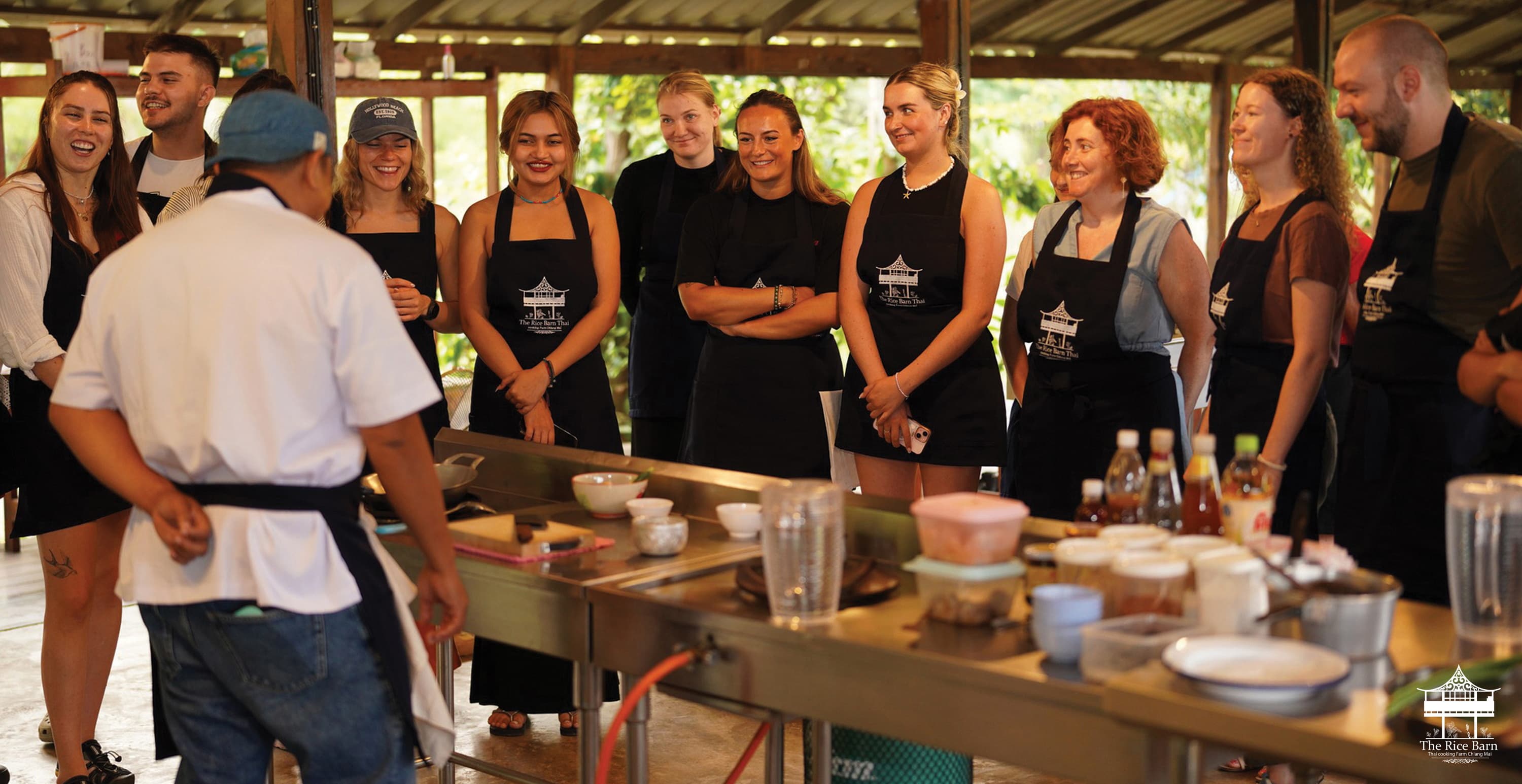 Cooking class at The Rice Barn