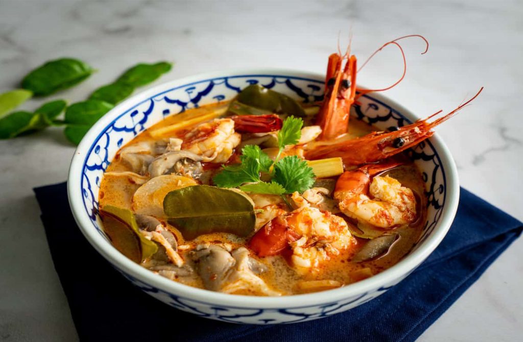 Thai Hot And Sour Prawn Soup