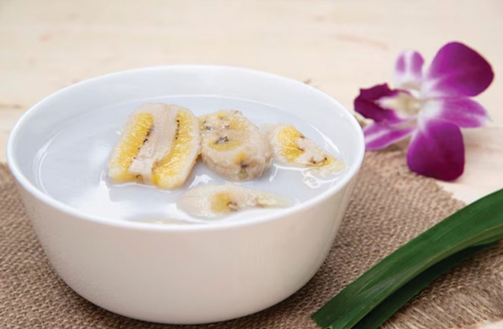 Bananas in coconut milk